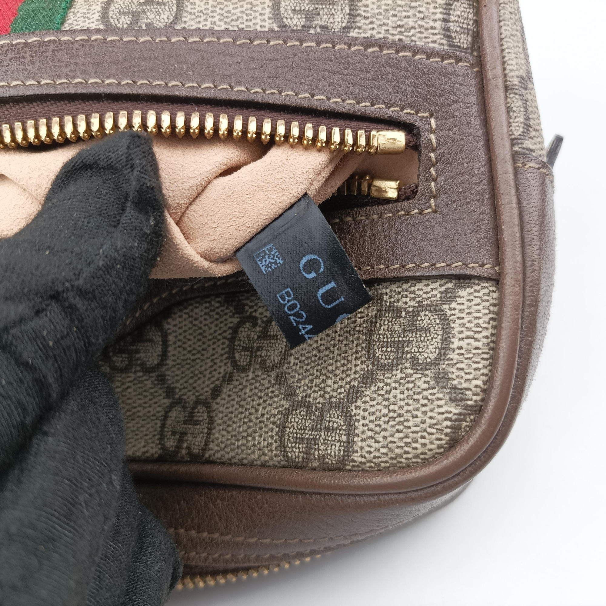 Ophidia Brown PVC coated canvas 517076 B024432970オフィディア ブラウン PVCコーティングキャンバス 517076 B024432970