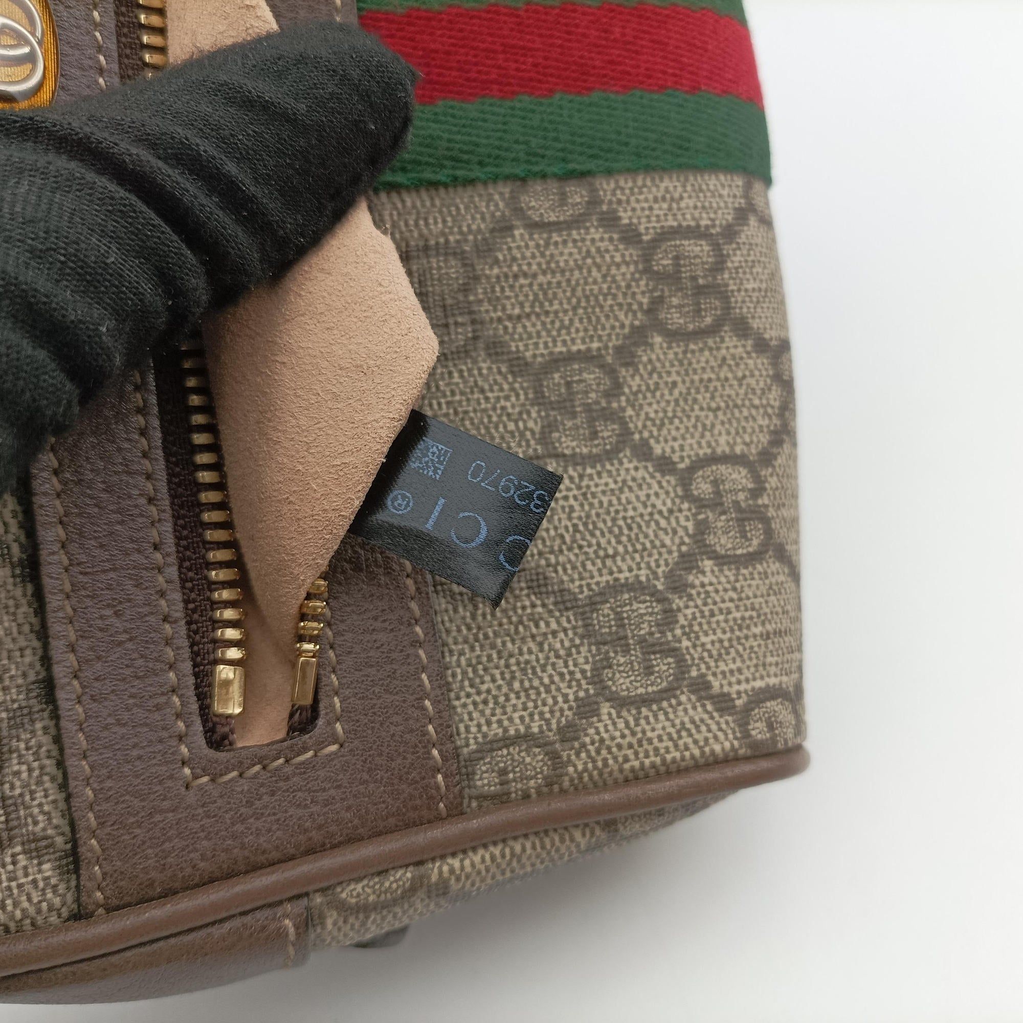 Ophidia Brown PVC coated canvas 517076 B024432970オフィディア ブラウン PVCコーティングキャンバス 517076 B024432970