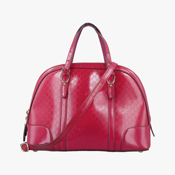 Microguccissima Rose Patent Leather 309617 I015571785マイクログッチシマ ローズ レッド パテント 309617 I015571785