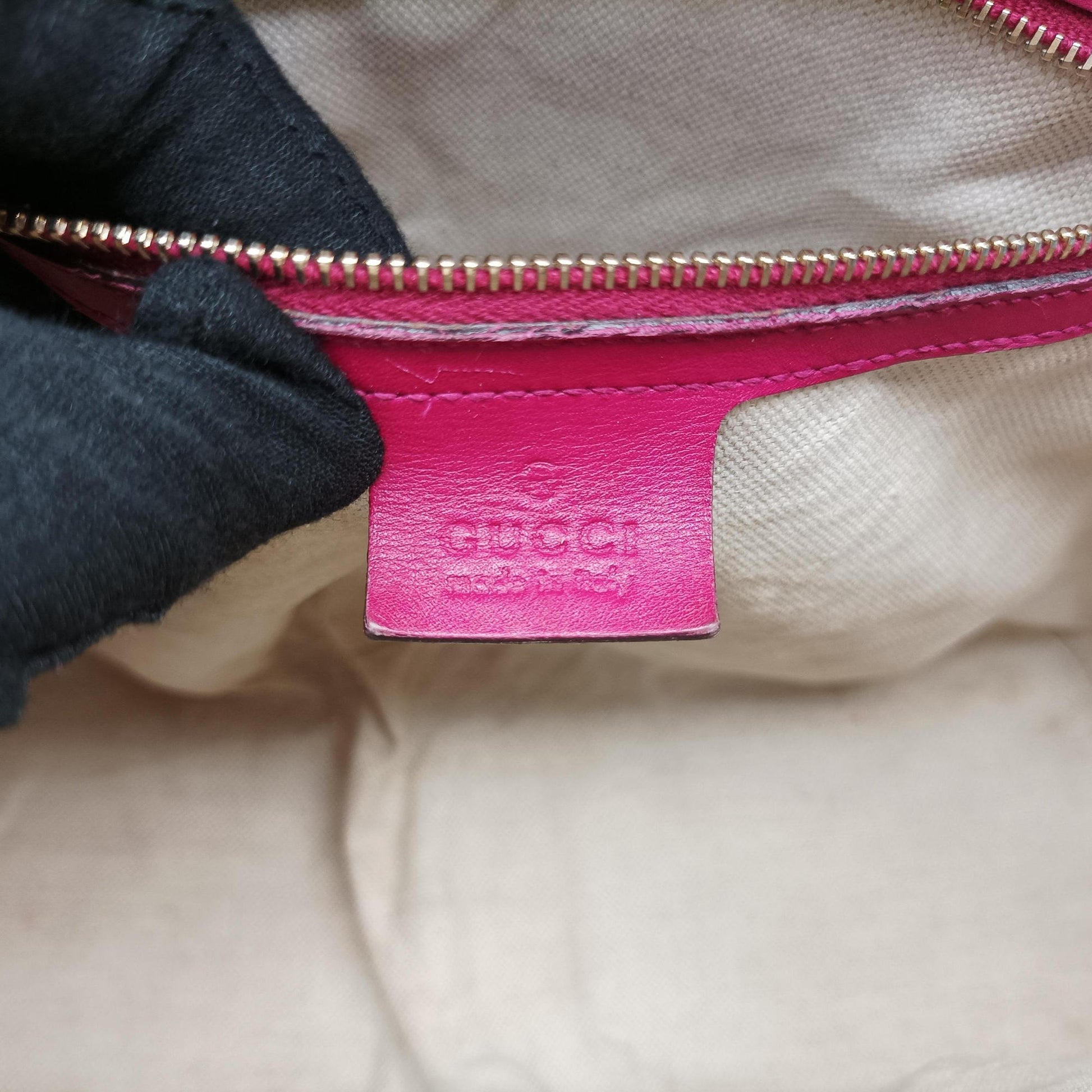 Microguccissima Rose Patent Leather 309617 I015571785マイクログッチシマ ローズ レッド パテント 309617 I015571785