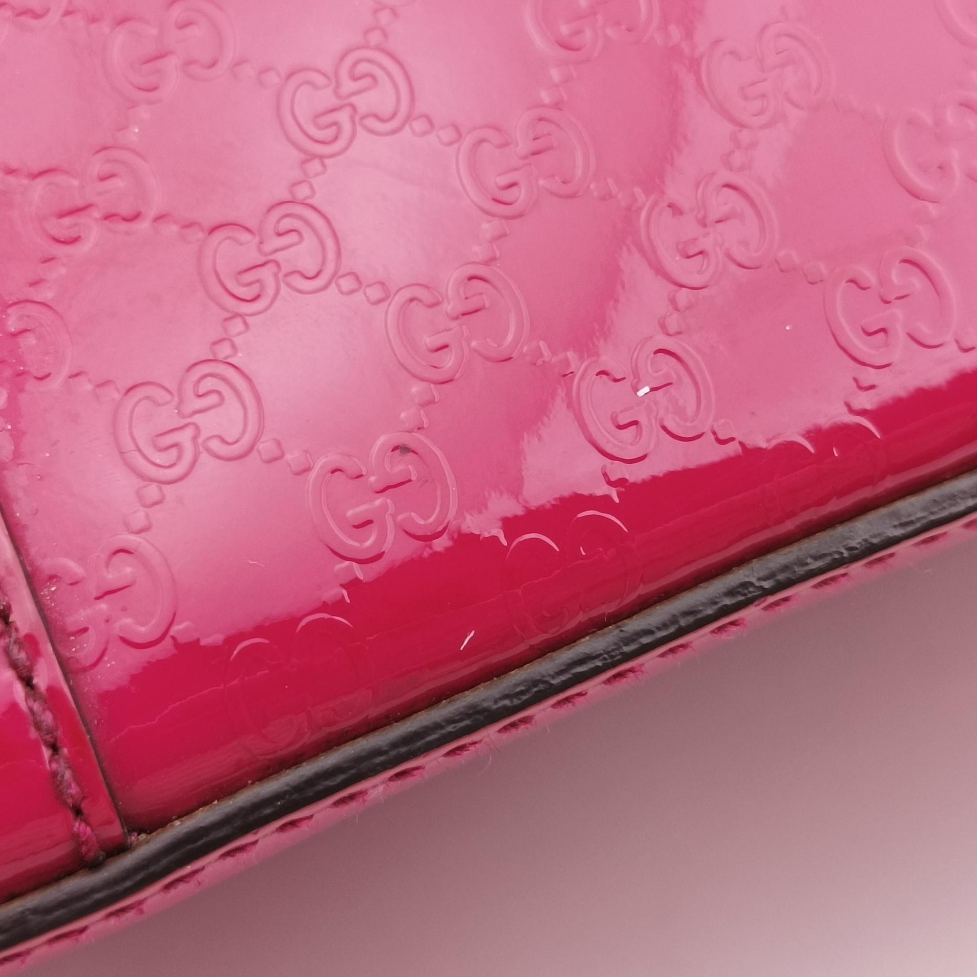 Microguccissima Rose Patent Leather 309617 I015571785マイクログッチシマ ローズ レッド パテント 309617 I015571785