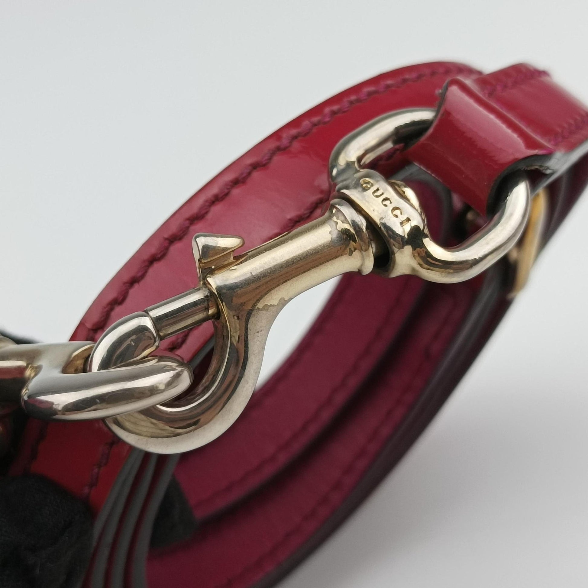 Microguccissima Rose Patent Leather 309617 I015571785マイクログッチシマ ローズ レッド パテント 309617 I015571785