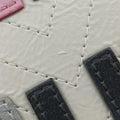 LA PAUSA Shiny Chevron Oval Tassel White Leather AS0204 26943915ラパウザ Vステッチ フリンジ ホワイト レザー AS0204 26943915