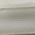 LA PAUSA Shiny Chevron Oval Tassel White Leather AS0204 26943915ラパウザ Vステッチ フリンジ ホワイト レザー AS0204 26943915