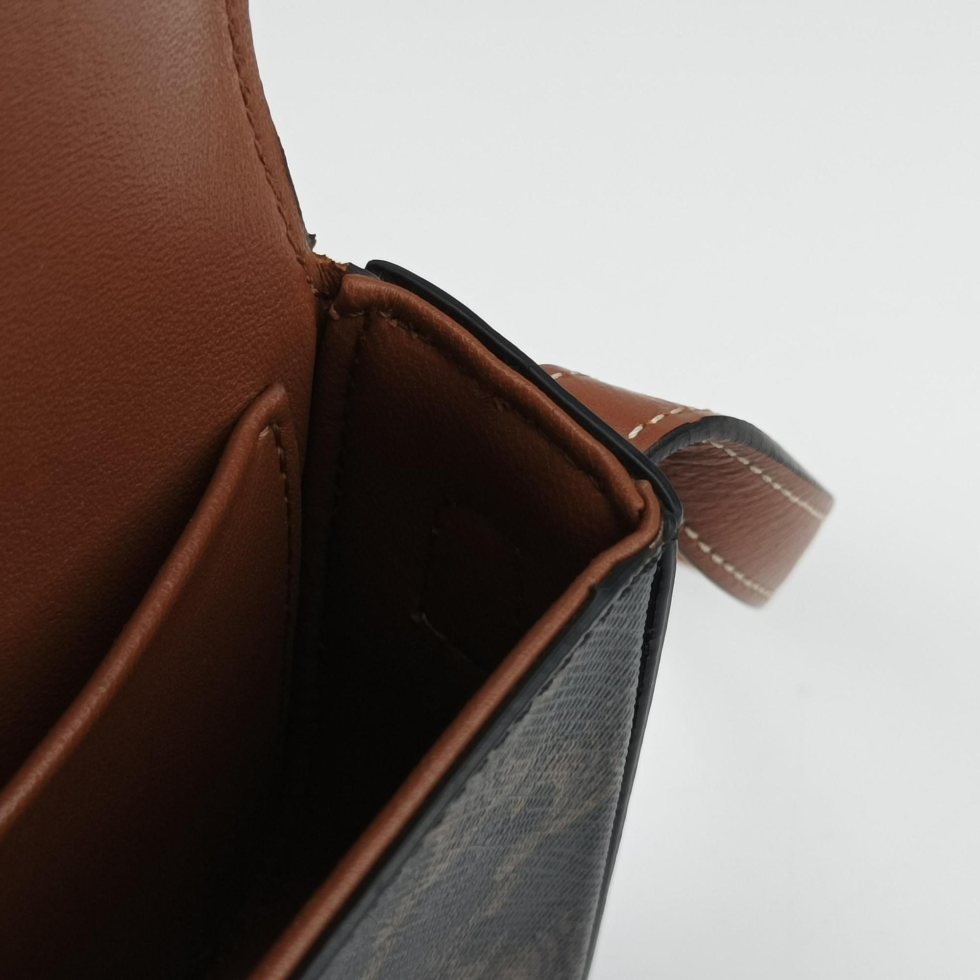 TRIOMPHE Brown PVC coated canvas F-CU-1202トリオンフ ブラウン PVCコーティングキャンバス F-CU-1202