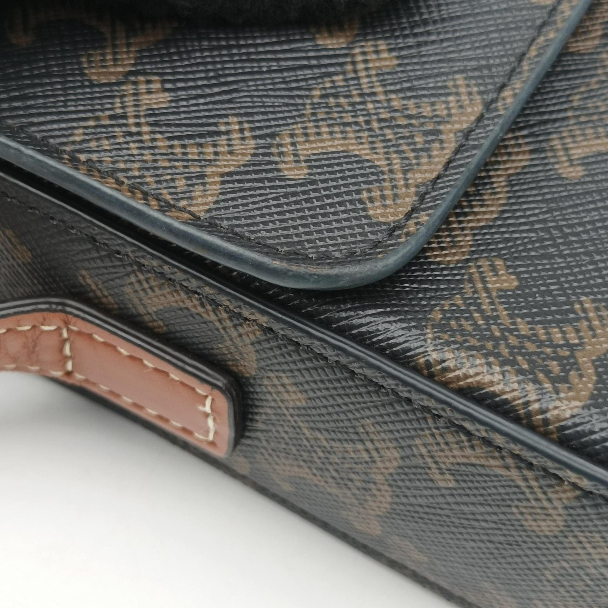 TRIOMPHE Brown PVC coated canvas F-CU-1202トリオンフ ブラウン PVCコーティングキャンバス F-CU-1202