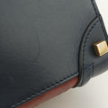 Luggage Mini Shopper Beige×red×blue Leather×suede F-ZP-0172ラゲージミニショッパー ベージュ×レッドー×ブルー レザー×スエード F-ZP-0172