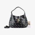 Gucci x Balenciaga The Hacker Project Jackie 1961 Black Leather 636712 B036488035グッチ × バレンシアガ ザ ハッカー プロジェクト ジャッキー 1961  ブラック レザー 636712 B036488035