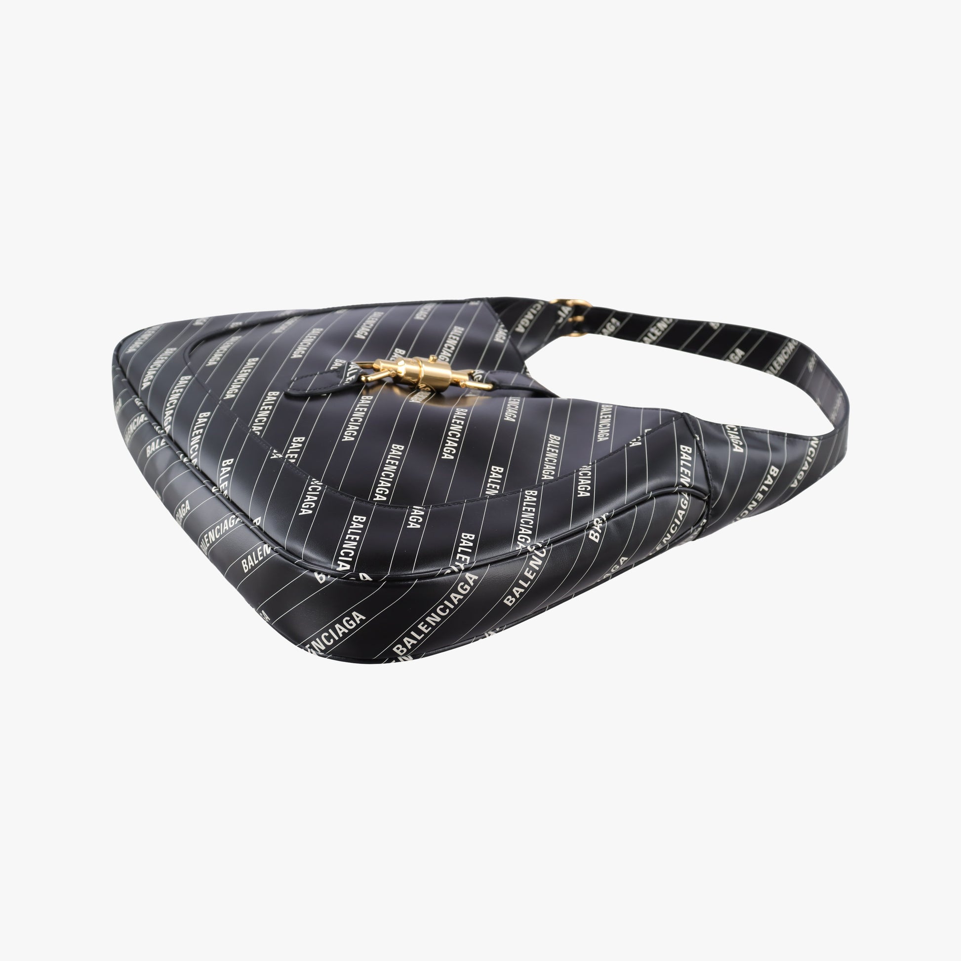 Gucci x Balenciaga The Hacker Project Jackie 1961 Black Leather 636712 B036488035グッチ × バレンシアガ ザ ハッカー プロジェクト ジャッキー 1961  ブラック レザー 636712 B036488035