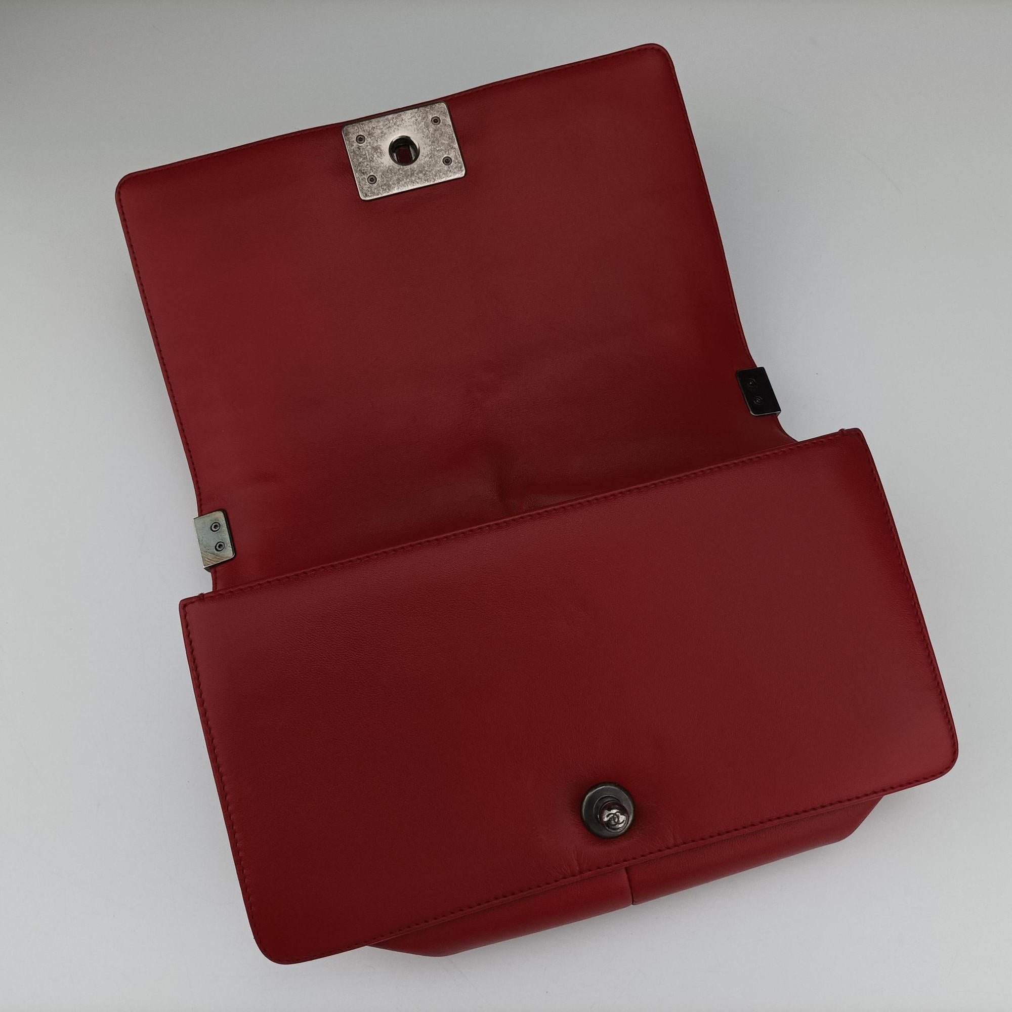 BOY CHANEL Red Leather A67086 18461108ボーイシャネル レッド レザー A67086 18461108