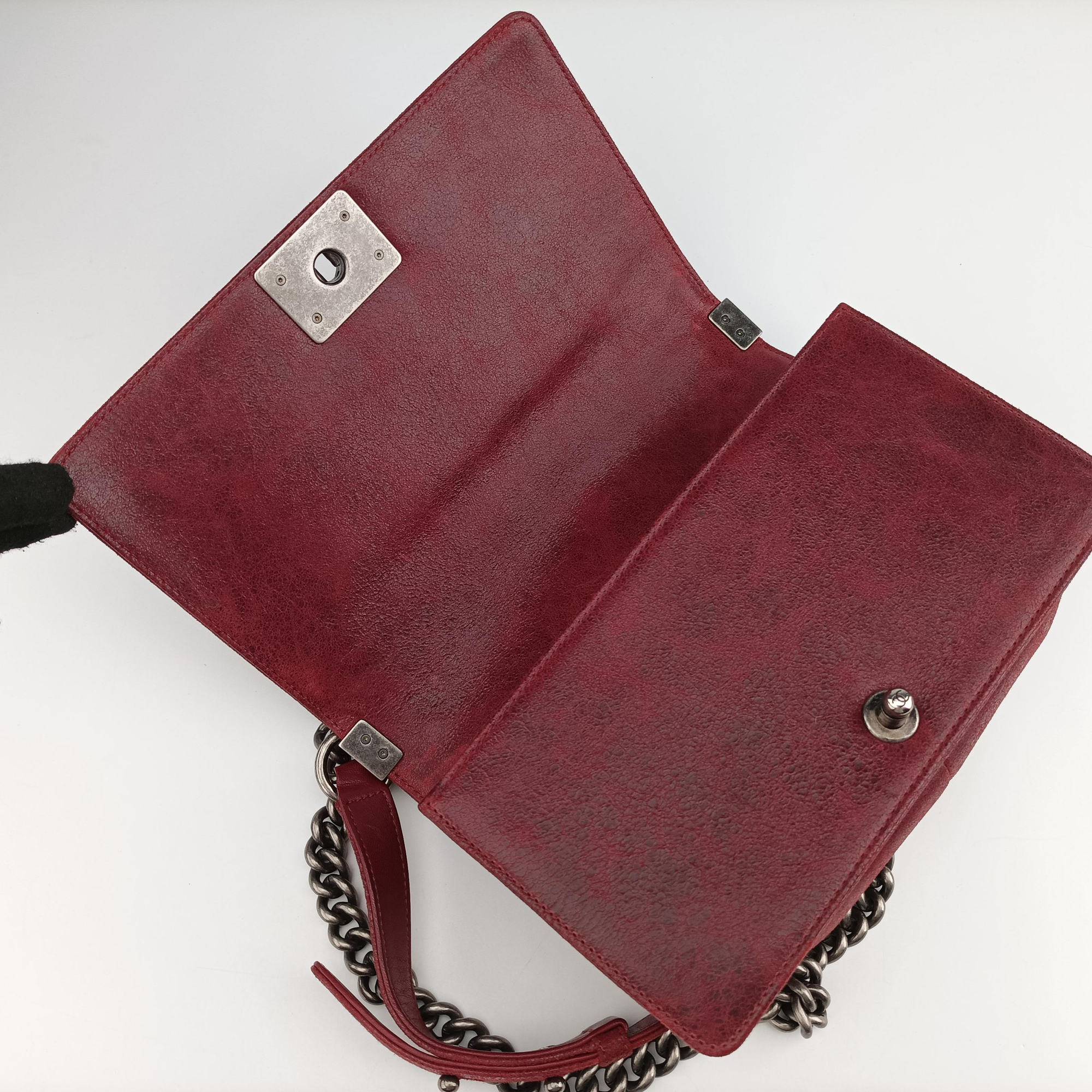 BOY CHANEL Red Leather A67755 18253867ボーイシャネル レッド レザー A67755 18253867
