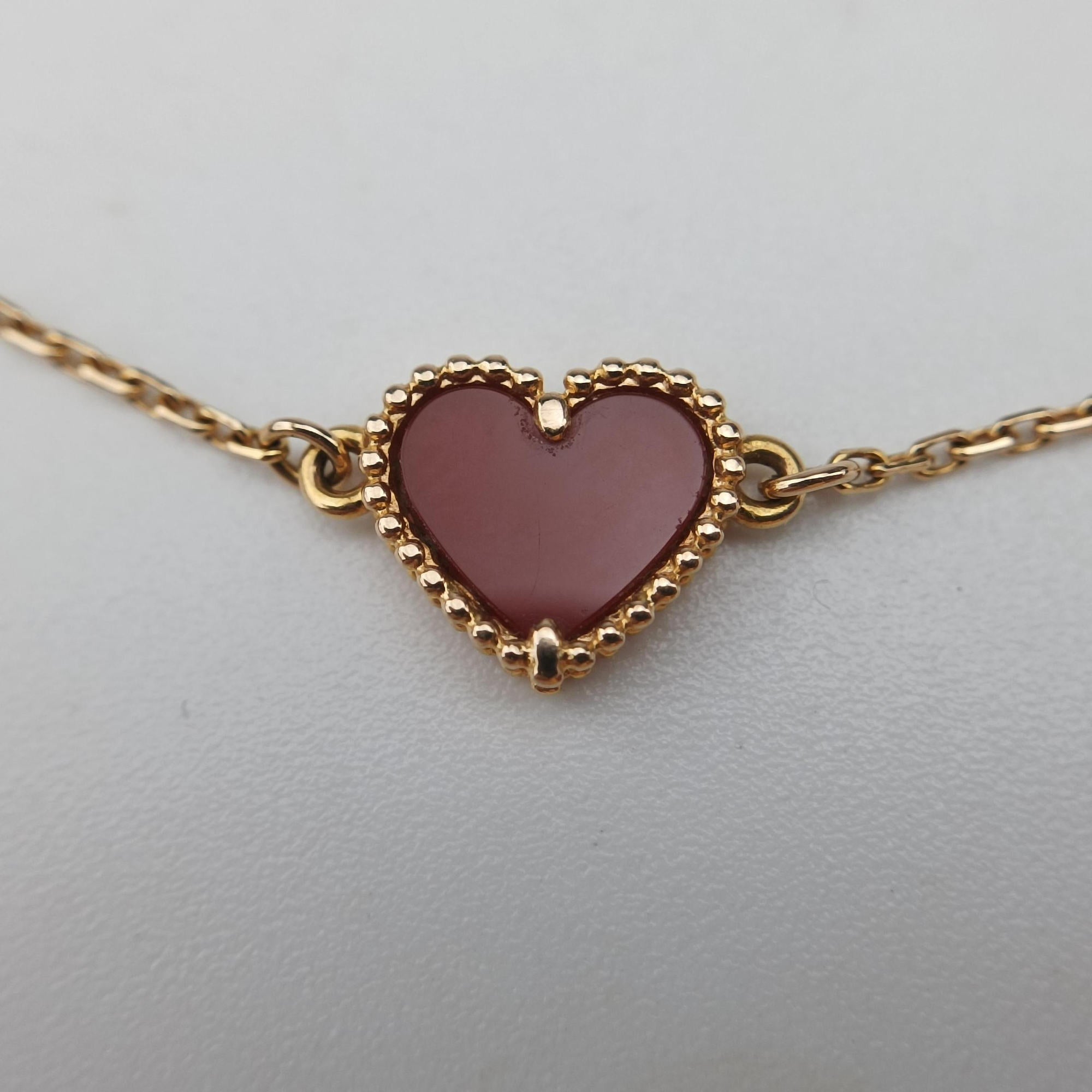 Sweet Alhambra Red×Rose Gold AU750 ARN59L00 JE131635スウィート アルハンブラ ホワイト×ローズゴールド AU750 ARN59L00 JE131635