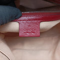GG Marmont Bamboo Top Handle Black×Red Leather 602270 H031709587GGマーモント バンブー トップ ハンドル ブラック×レッド レザー 602270 H031709587