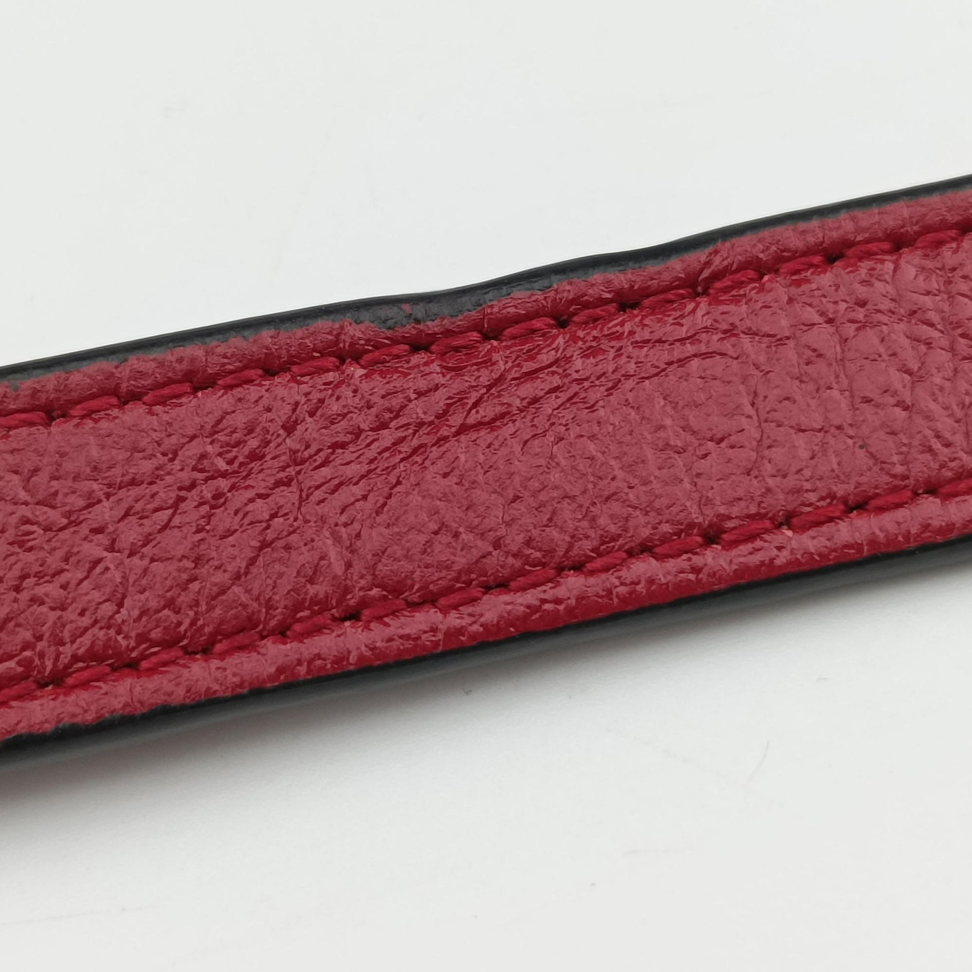 GG Marmont Bamboo Top Handle Black×Red Leather 602270 H031709587GGマーモント バンブー トップ ハンドル ブラック×レッド レザー 602270 H031709587