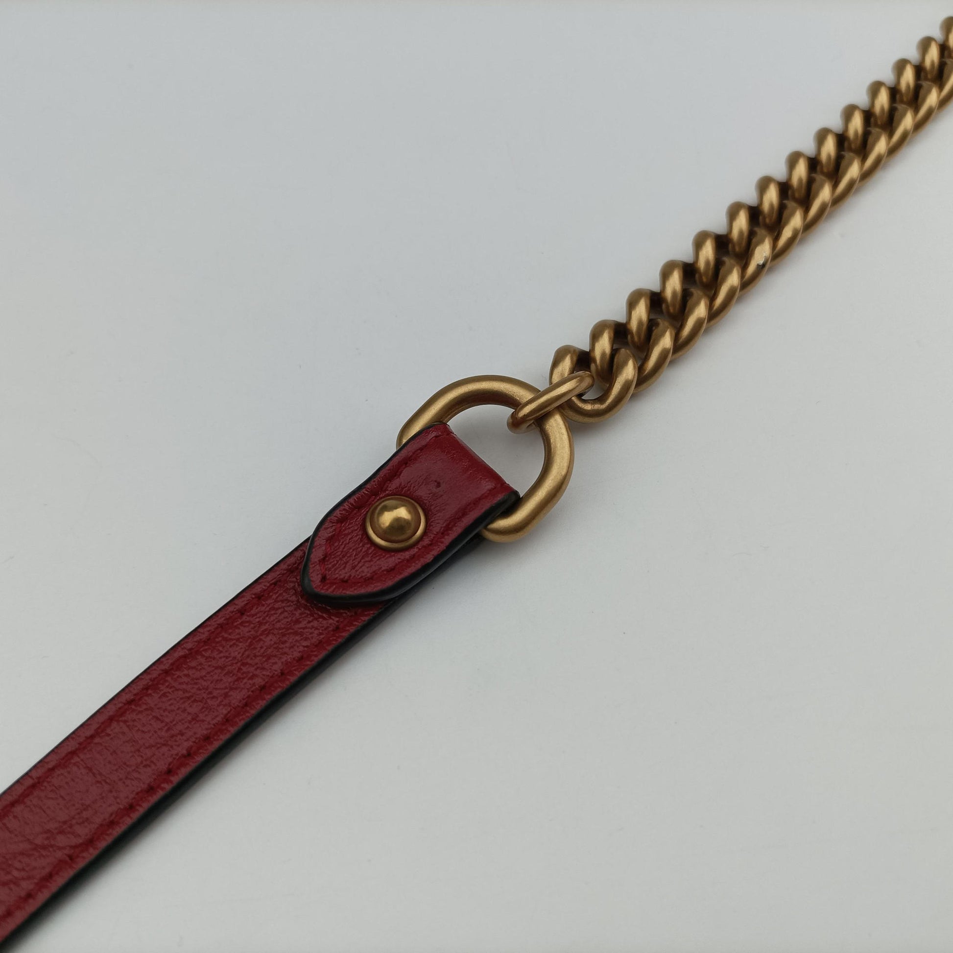 GG Marmont Bamboo Top Handle Black×Red Leather 602270 H031709587GGマーモント バンブー トップ ハンドル ブラック×レッド レザー 602270 H031709587