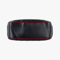 GG Marmont Bamboo Top Handle Black×Red Leather 602270 H031709587GGマーモント バンブー トップ ハンドル ブラック×レッド レザー 602270 H031709587