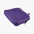 NODINI Intrecciato Purple lambskin B00728559Iノディーニ イントレチャート パープル ラムスキン B00728559I