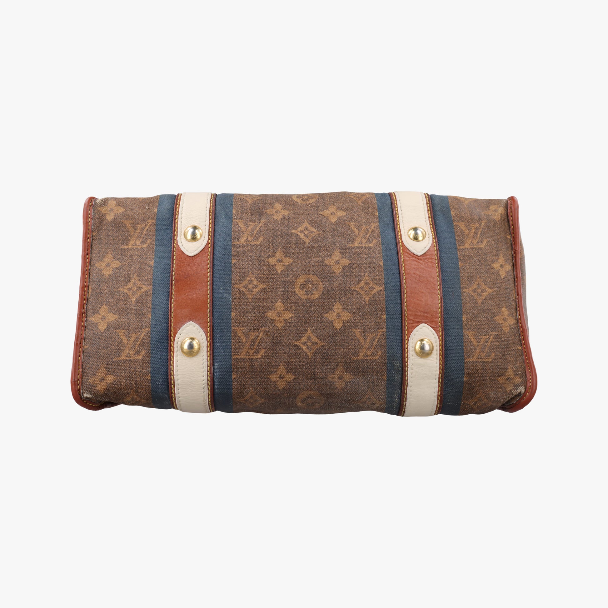 Sac Rayures GM brown×multicolor Monogram Tissue M56385 SR4097サック レイユールGM モノグラム/ブラウン×マルチカラー モノグラム ティセ M56385 SR4097