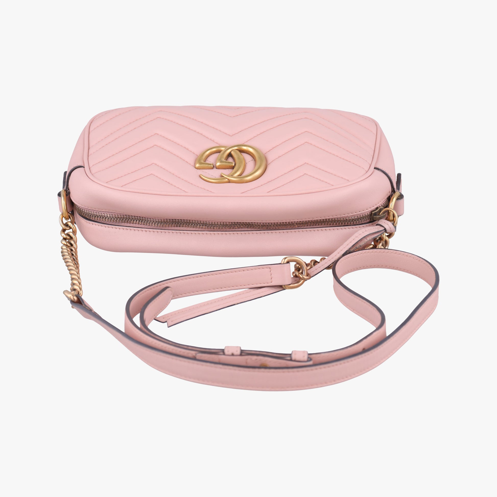 GG Marmont Pink Leather 447632 H021564585GGマーモント ピンク レザー 447632 H021564585