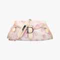 Cherry Blossom Flower Baguette White×Multicolour canvas BO P 1014チェリー ブロッサム フラワー バゲット ホワイト×マルチカラー キャンバス BO P 1014