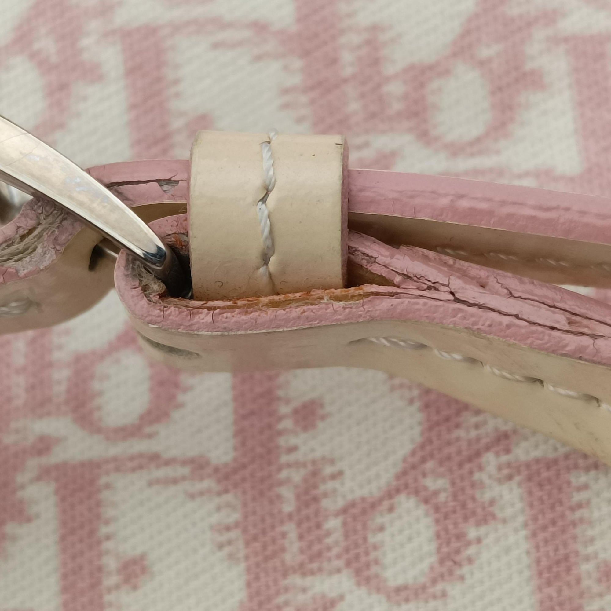 Cherry Blossom Flower Baguette White×Multicolour canvas BO P 1014チェリー ブロッサム フラワー バゲット ホワイト×マルチカラー キャンバス BO P 1014