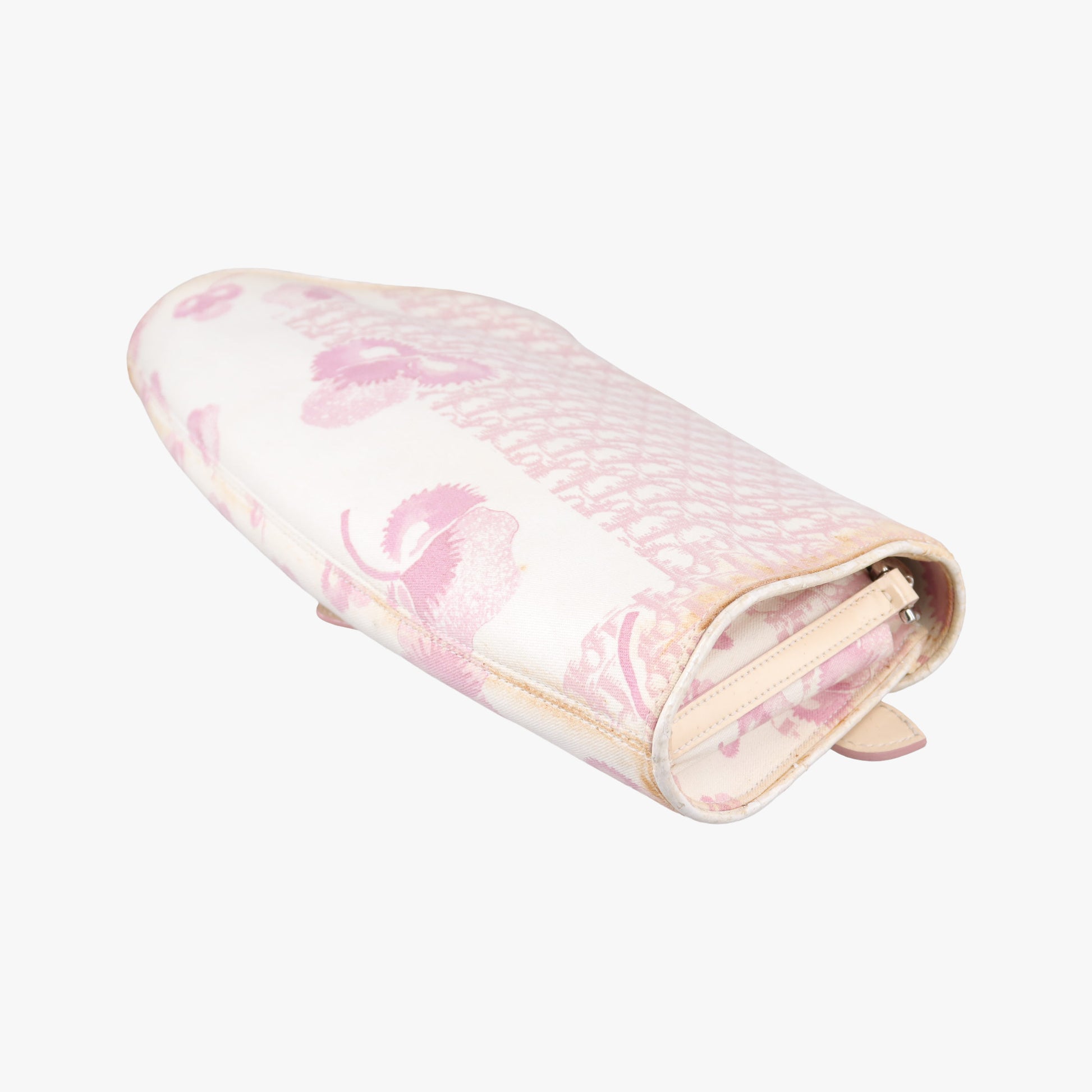 Cherry Blossom Flower Baguette White×Multicolour canvas BO P 1014チェリー ブロッサム フラワー バゲット ホワイト×マルチカラー キャンバス BO P 1014