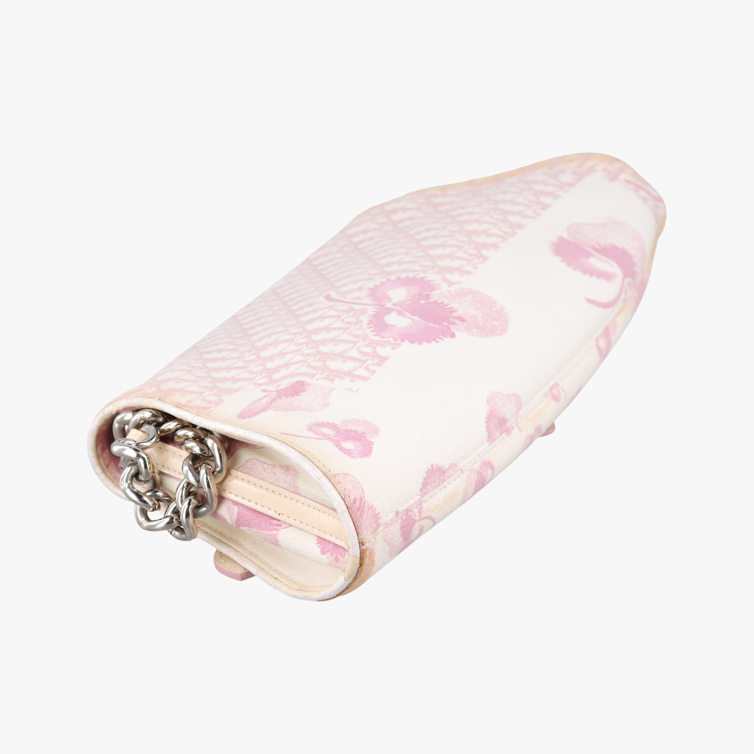 Cherry Blossom Flower Baguette White×Multicolour canvas BO P 1014チェリー ブロッサム フラワー バゲット ホワイト×マルチカラー キャンバス BO P 1014