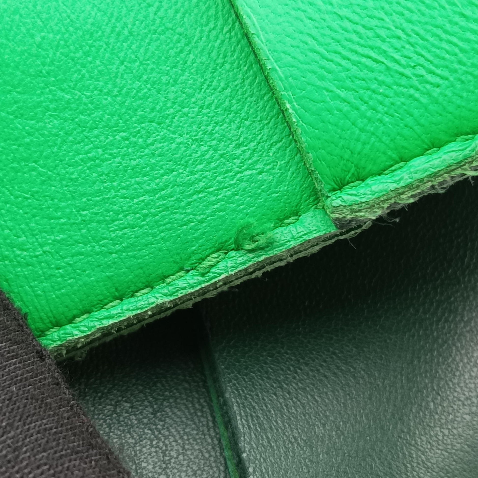 THE ARCO Tote Green lambskin B09319876Wミディアム ザ アルコ トート グリーン ラムスキン B09319876W