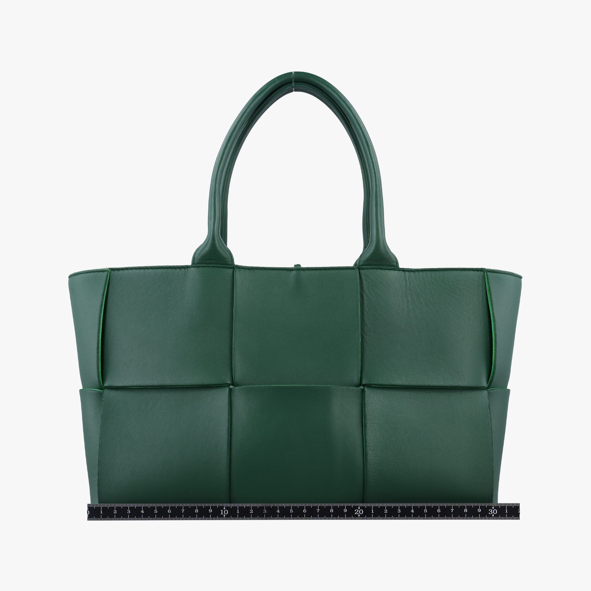 THE ARCO Tote Green lambskin B09319876Wミディアム ザ アルコ トート グリーン ラムスキン B09319876W