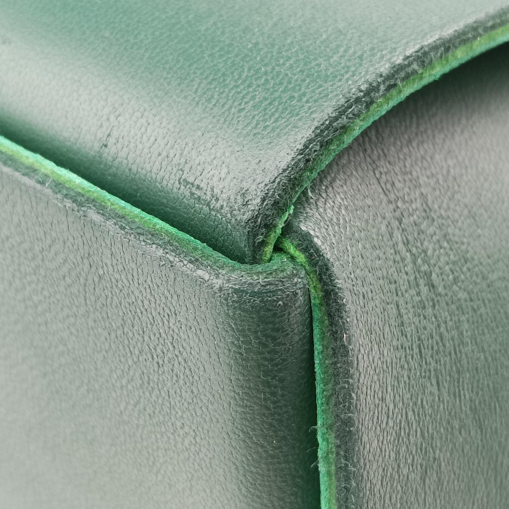 THE ARCO Tote Green lambskin B09319876Wミディアム ザ アルコ トート グリーン ラムスキン B09319876W