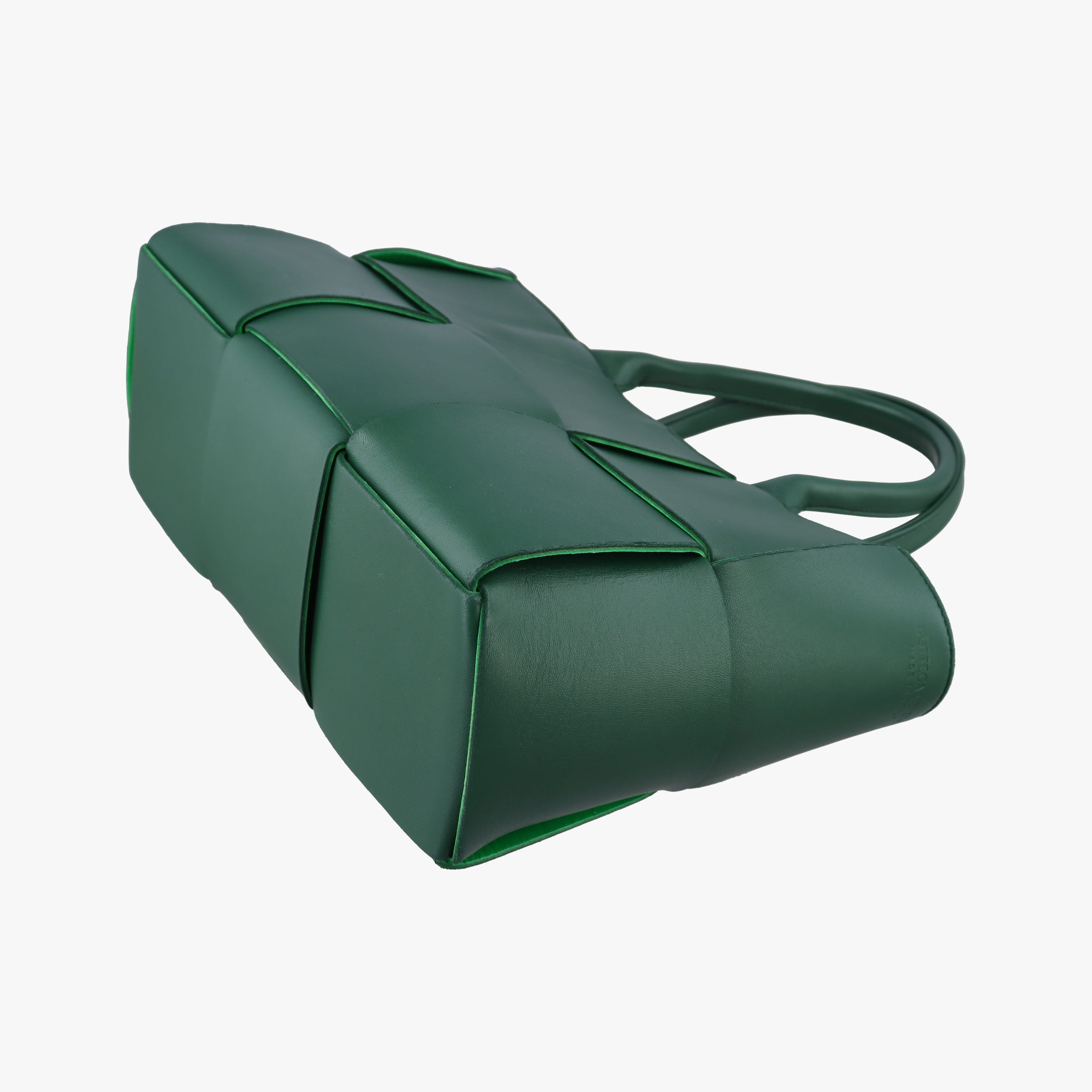 THE ARCO Tote Green lambskin B09319876Wミディアム ザ アルコ トート グリーン ラムスキン B09319876W