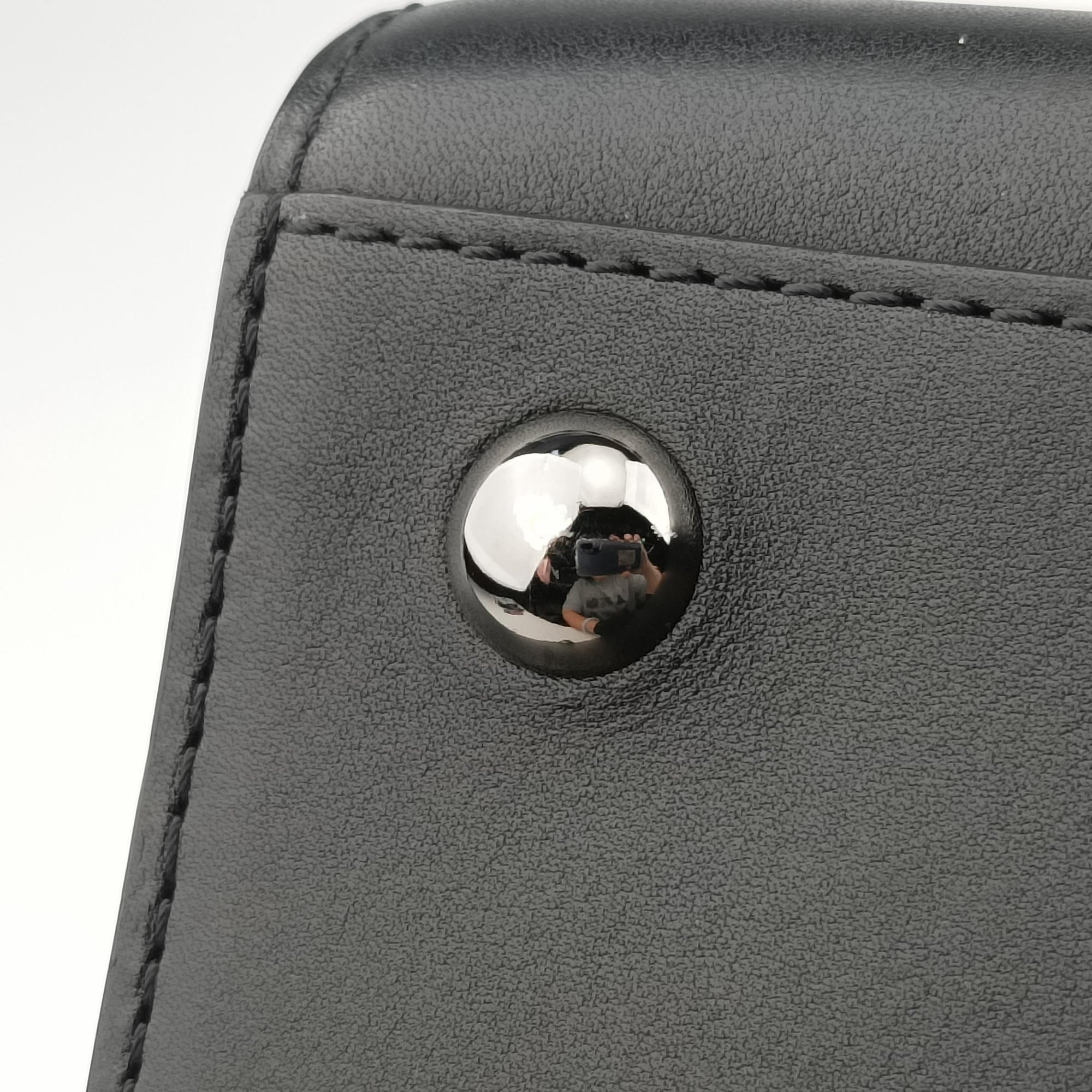 Brillant Black × ivory Leather × patent leather I40Bブリヨン ブラック × アイボリー レザー × パテントレザー I40B