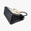 Brillant Black × ivory Leather × patent leather I40Bブリヨン ブラック × アイボリー レザー × パテントレザー I40B
