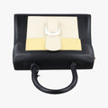Brillant Black × ivory Leather × patent leather I40Bブリヨン ブラック × アイボリー レザー × パテントレザー I40B