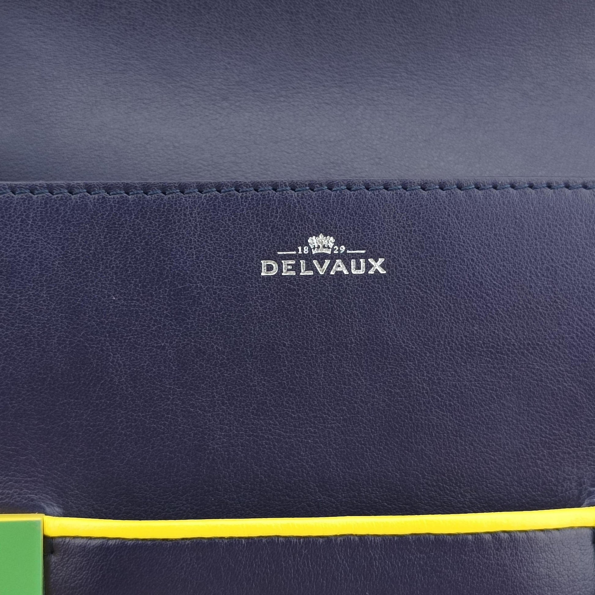 Madame Navy × Yellow × Green Leather BO6Dマダム ネイビー × イエロー × グリーン レザー BO6D