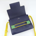 Madame Navy × Yellow × Green Leather BO6Dマダム ネイビー × イエロー × グリーン レザー BO6D