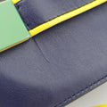 Madame Navy × Yellow × Green Leather BO6Dマダム ネイビー × イエロー × グリーン レザー BO6D