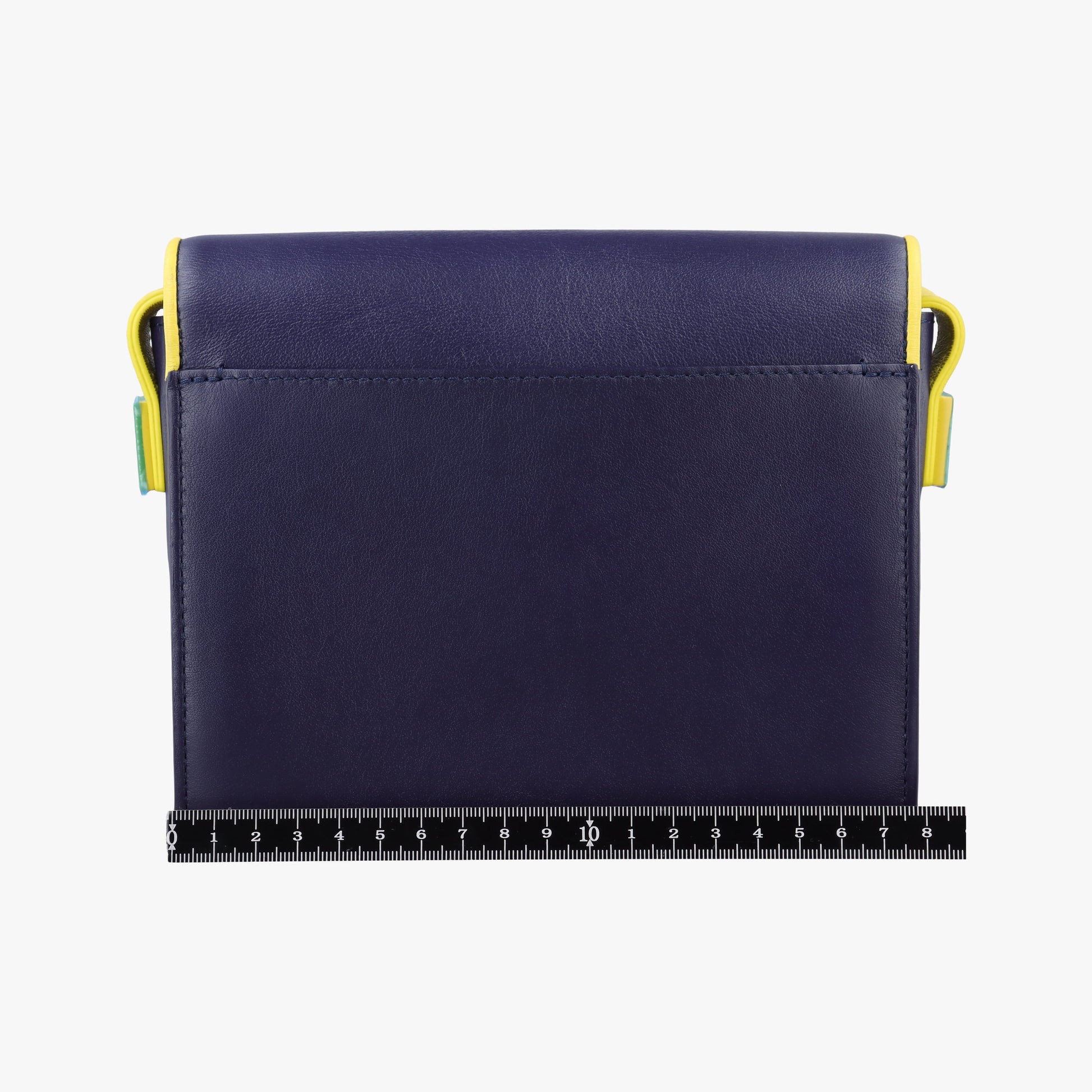 Madame Navy × Yellow × Green Leather BO6Dマダム ネイビー × イエロー × グリーン レザー BO6D