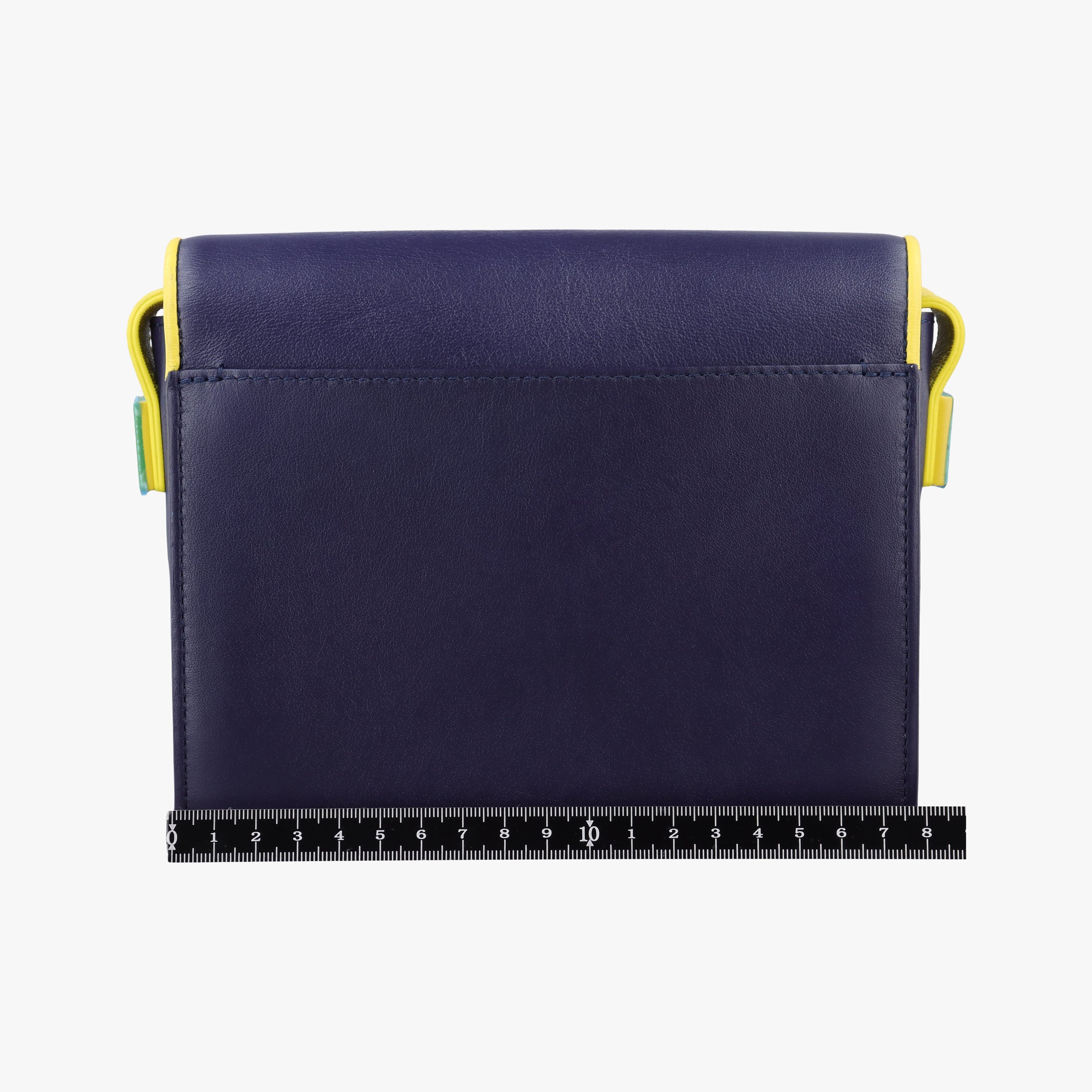 Madame Navy × Yellow × Green Leather BO6Dマダム ネイビー × イエロー × グリーン レザー BO6D