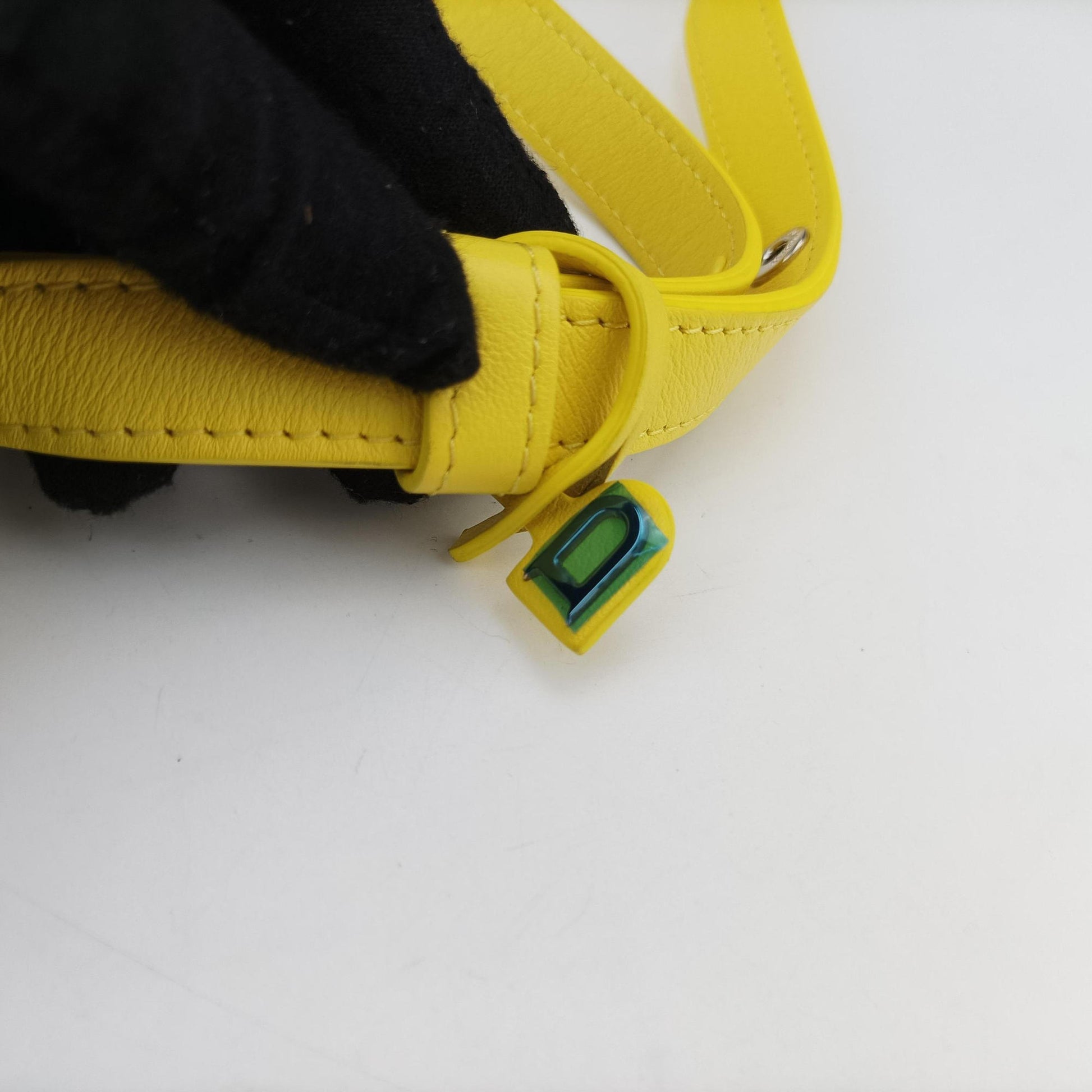 Madame Navy × Yellow × Green Leather BO6Dマダム ネイビー × イエロー × グリーン レザー BO6D