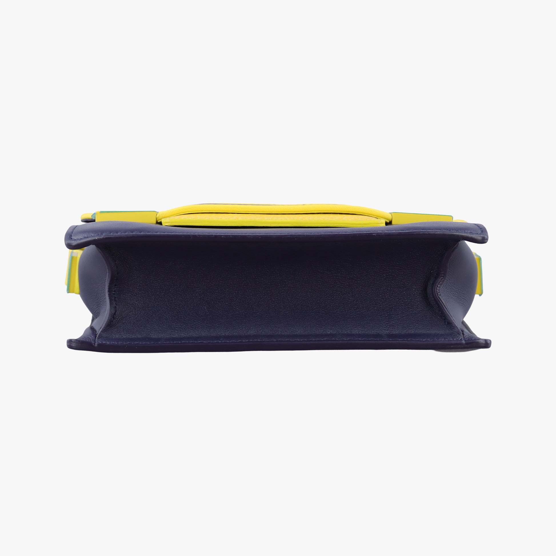Madame Navy × Yellow × Green Leather BO6Dマダム ネイビー × イエロー × グリーン レザー BO6D