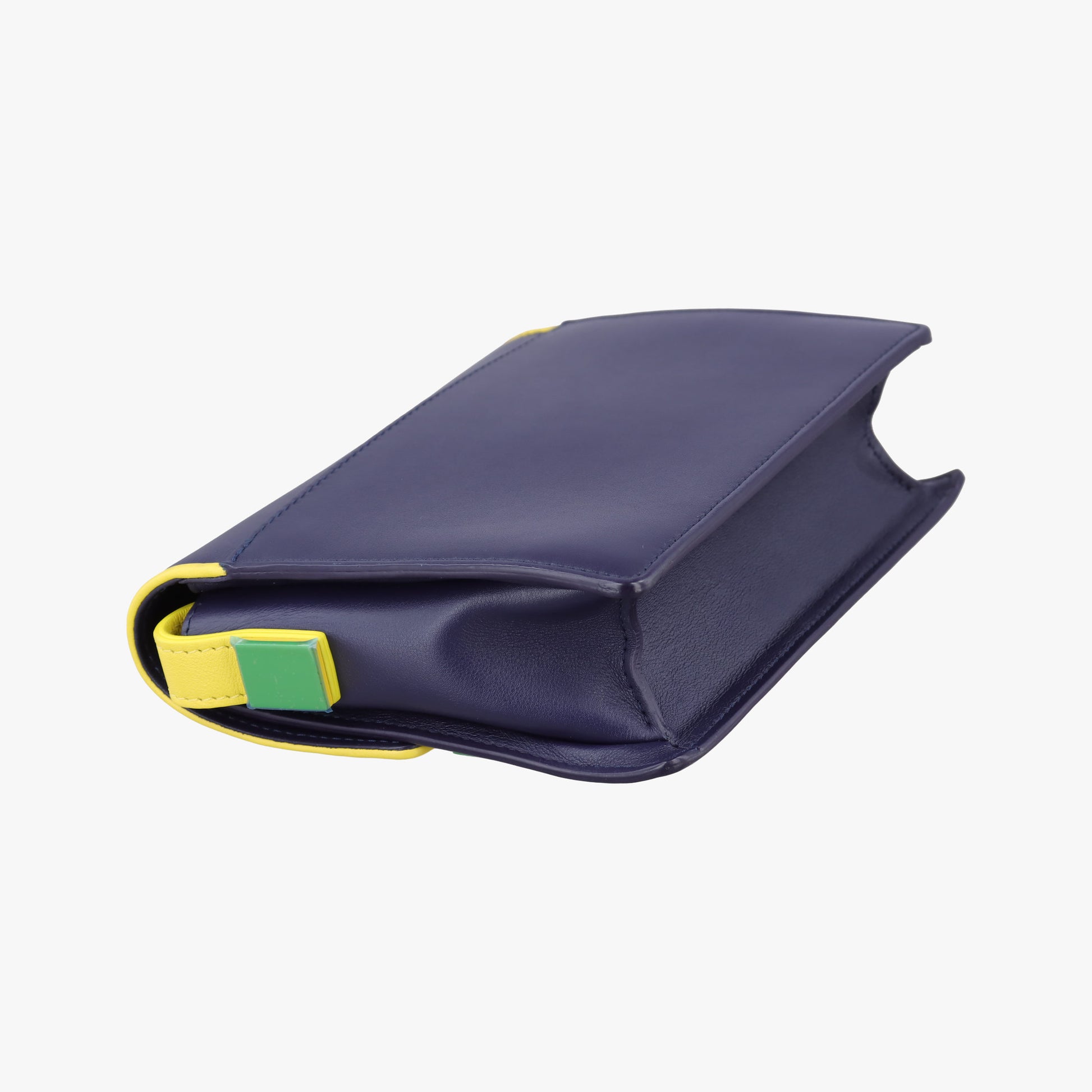 Madame Navy × Yellow × Green Leather BO6Dマダム ネイビー × イエロー × グリーン レザー BO6D