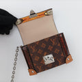 Essential Trunk brown×multi Monogram Canvas áVernis M63779 GI2158エッセンシャル トランク チャーム モノグラム/ブラウン×マルチ モノグラムキャンバス×ヴェルニ M63779 GI2158
