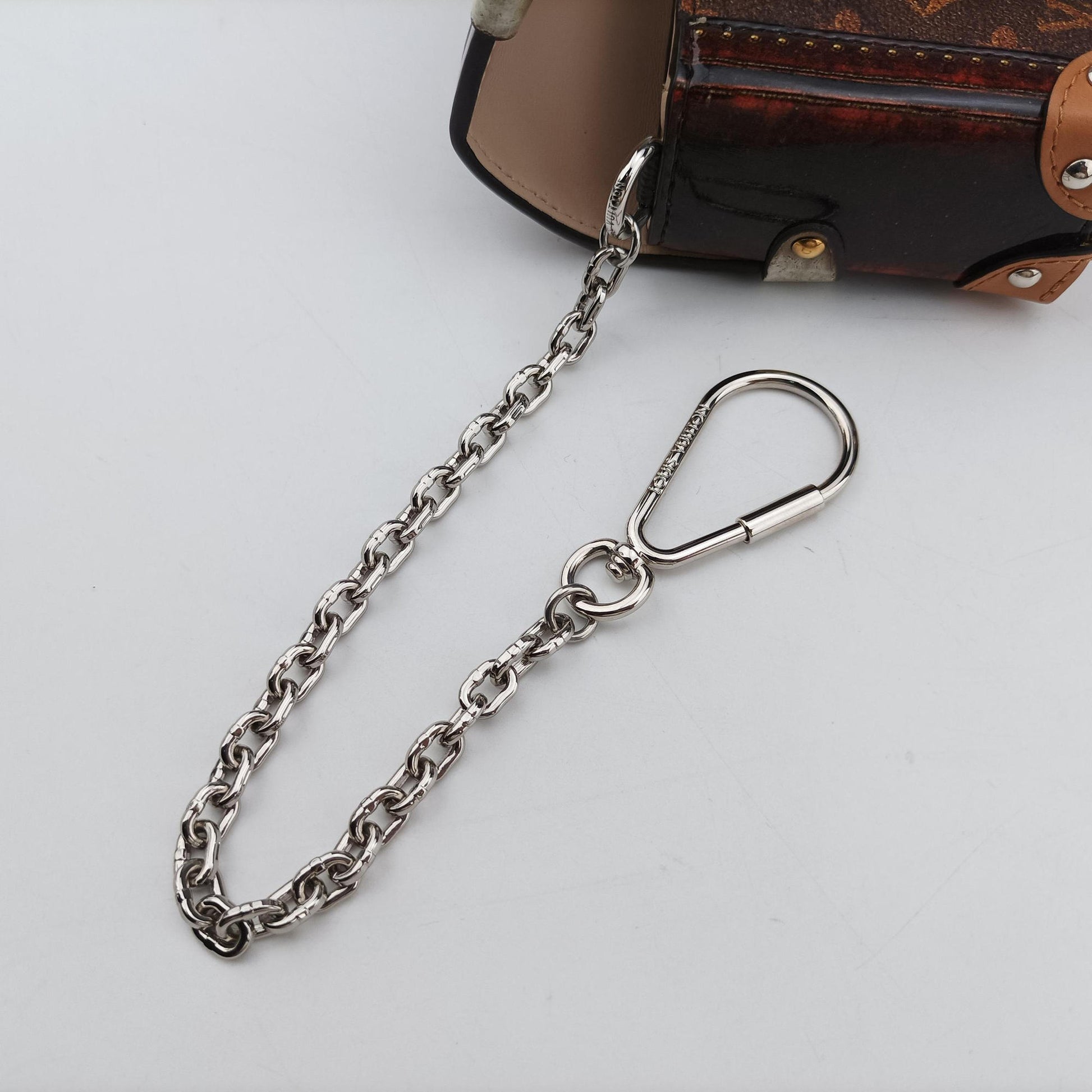 Essential Trunk brown×multi Monogram Canvas áVernis M63779 GI2158エッセンシャル トランク チャーム モノグラム/ブラウン×マルチ モノグラムキャンバス×ヴェルニ M63779 GI2158