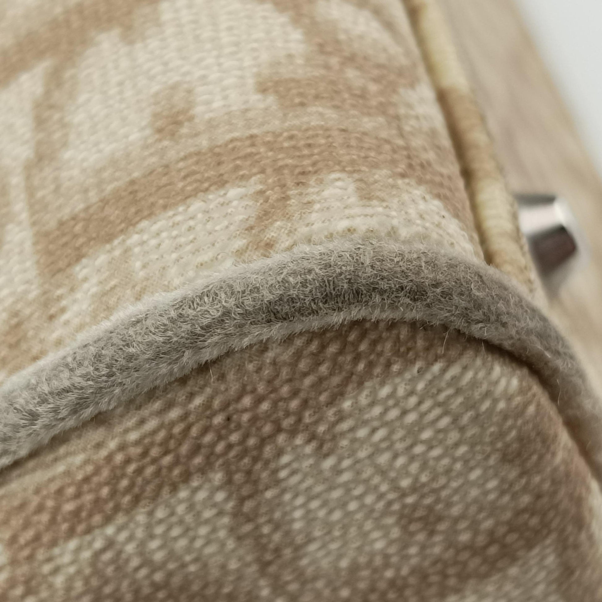 Romantic Trotter Beige x White PVC coated canvas x velour 04-BO-0075ロマンティックトロッター ベージュ×ホワイト PVCコーティングキャンバスxベロア 04-BO-0075