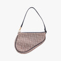 Saddle Navy × Beige Pink Jacquard MC 0071サドル ネイビー × ベージュピンク ジャガード MC 0071