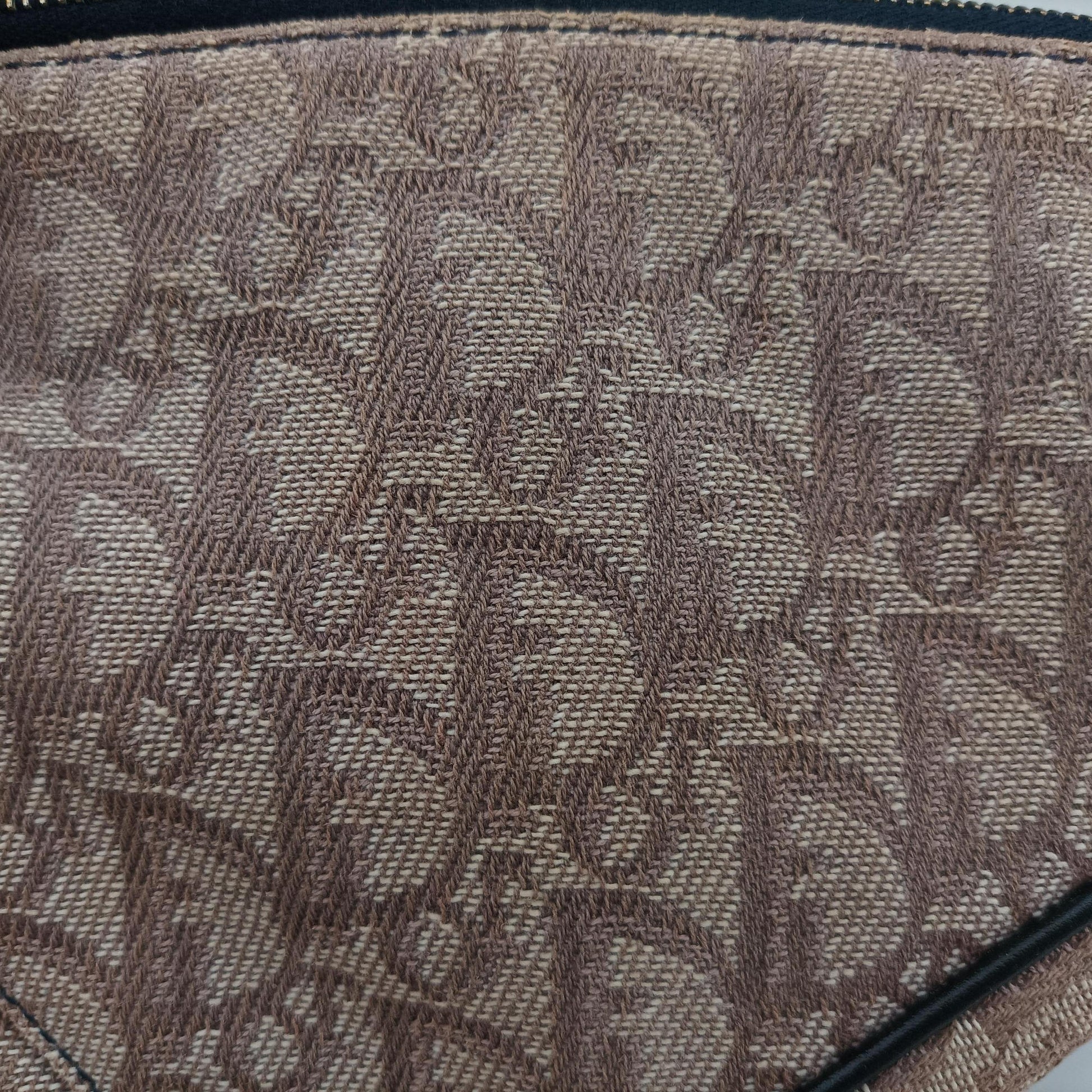 Saddle Navy × Beige Pink Jacquard MC 0071サドル ネイビー × ベージュピンク ジャガード MC 0071