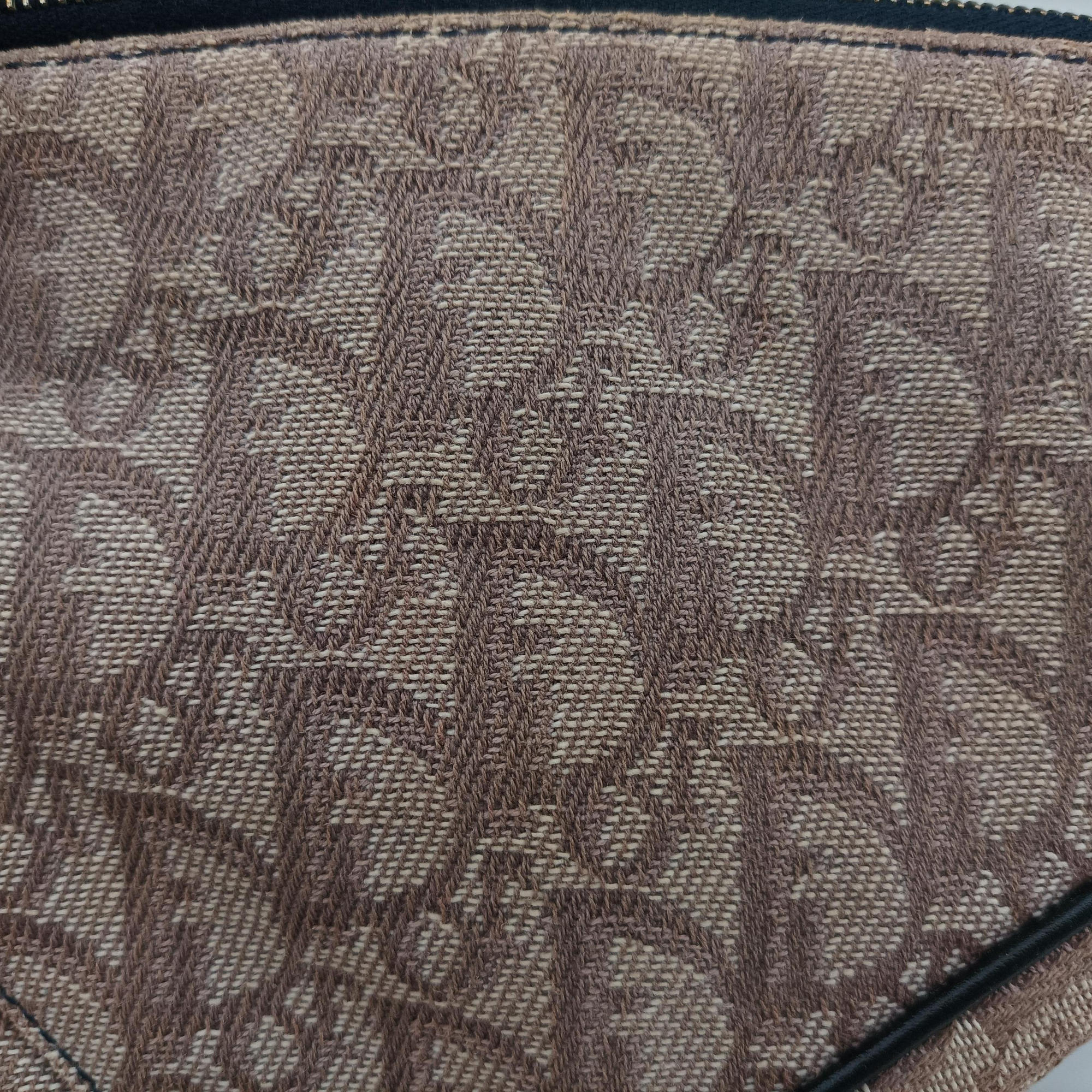 Saddle Navy × Beige Pink Jacquard MC 0071サドル ネイビー × ベージュピンク ジャガード MC 0071