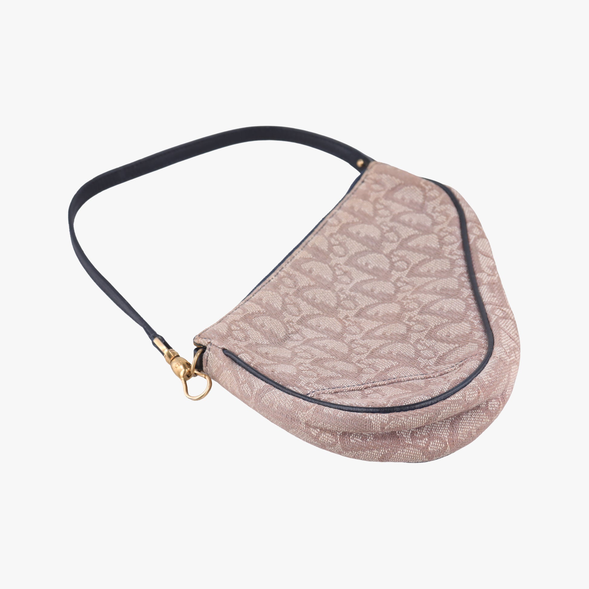 Saddle Navy × Beige Pink Jacquard MC 0071サドル ネイビー × ベージュピンク ジャガード MC 0071