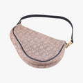 Saddle Navy × Beige Pink Jacquard MC 0071サドル ネイビー × ベージュピンク ジャガード MC 0071